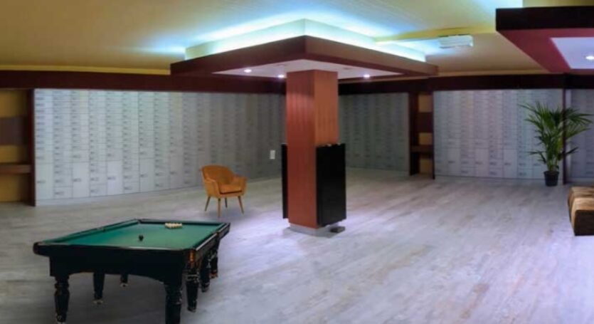 salle-coffre aménagée